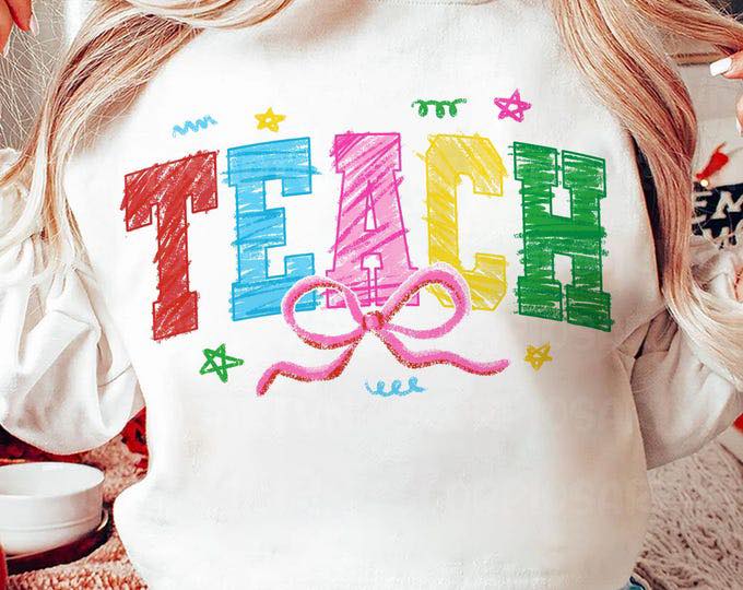 Colorful TEACH Tee