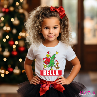 Grinch and Max Name Plate Tee