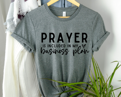 Prayer is included in my Business Plan
