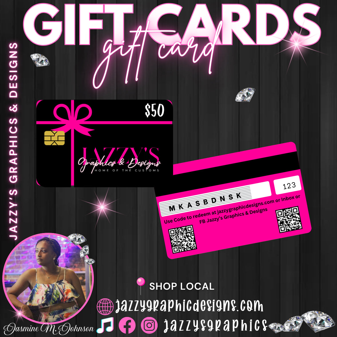 Jazzy Graphics Gift Card