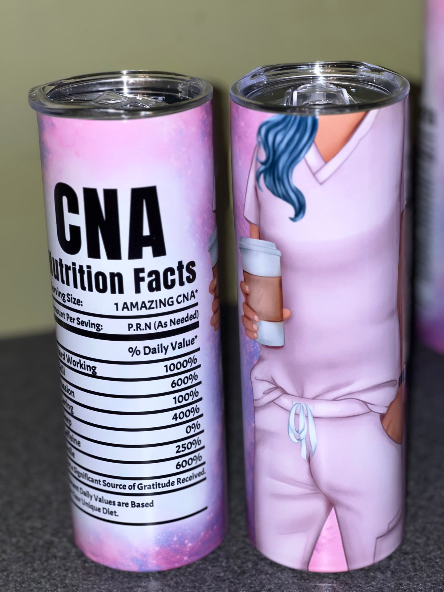 CNA Nutrition Facts Tumbler