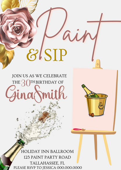 Paint Party Labels – Unforgettable Invites & More